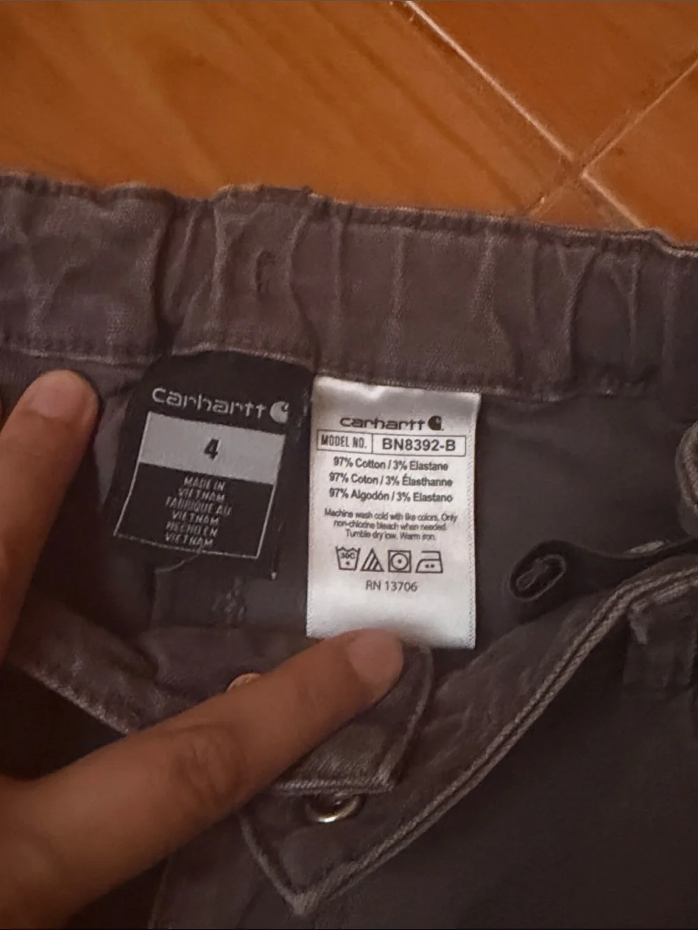 Carhartt Toddler Grey Relaxed Jeans